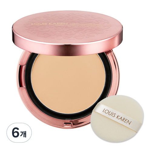 루이스카렌 HD 팩트 본품 30g, 21호, 6개