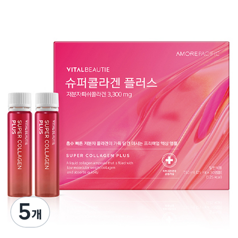 바이탈뷰티 슈퍼콜라겐 플러스 30회분 30p, 5개, 750ml