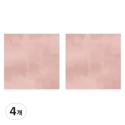 모노라이크 컬러 페인팅 메모지, 06 샌디 핑크, 1개입, 4개