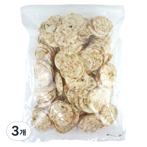 우리가스토리 21가지 통곡물 뻥튀기, 550g, 3개