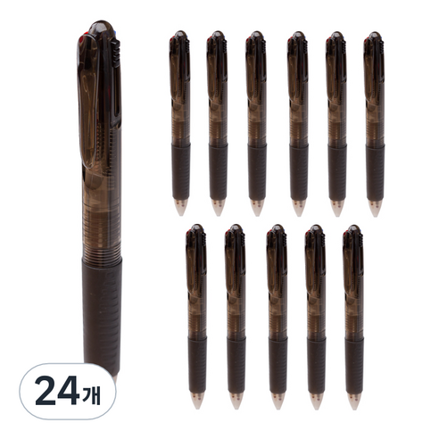 단순생활 3색 혼합 멀티펜 0.5mm, 검정 + 빨강 + 파랑, 24개