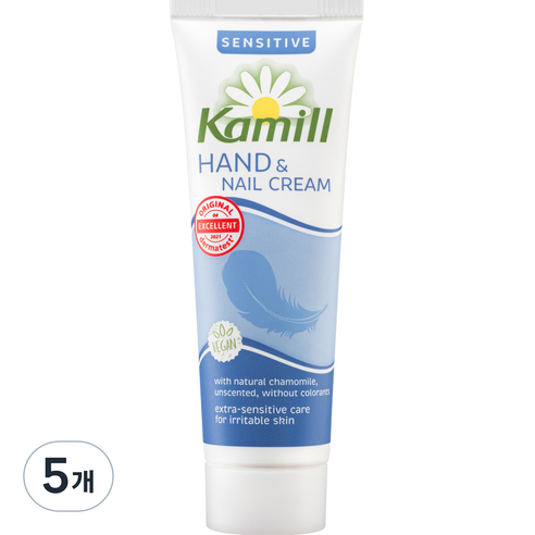 카밀 센시티브 핸드 앤 네일 크림 30ml – 5개 세트 카밀 센시티브 핸드 앤 네일 크림 30ml – 5개 세트