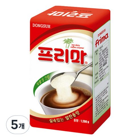 Frima 식물성크림 프리마, 5개, 1개입
