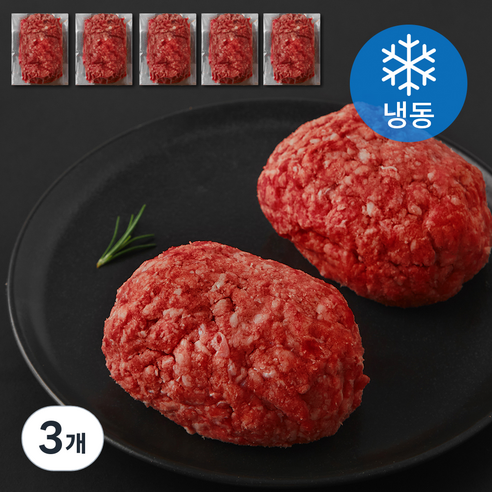 FRAVO 호주산 소고기 다짐육 5개입 (냉동), 3개, 1kg