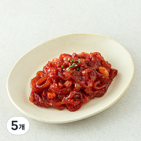 명심정 오징어젓, 200g, 5개
