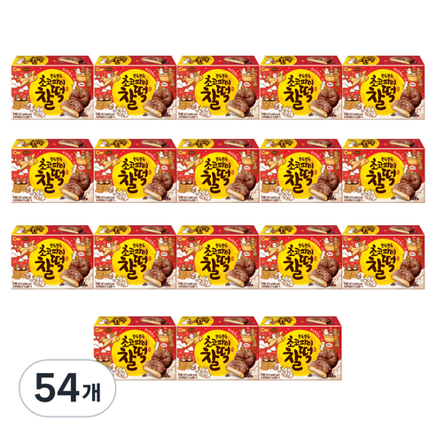 청우식품 초코파이찰떡 5p, 107.5g, 54개