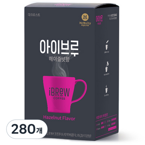 아이브루 헤이즐넛향, 1g, 70개입, 4개