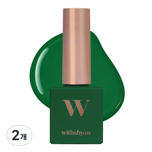 위드샨 프로페셔널 위드젤 젤네일, W33 트루그린, 10g, 2개