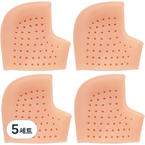 씨티컴퍼니 발뒷꿈치 보습 보호 패드 스킨 L 2켤레, 5세트