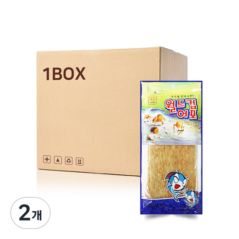 촉촉한 쥐포 안주 월드컵 어포 30p, 720g, 2개