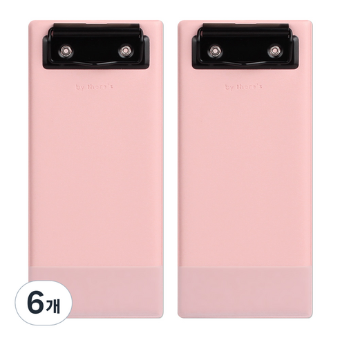 데얼스 메모 클립보드 mini A4, 피치, 6개