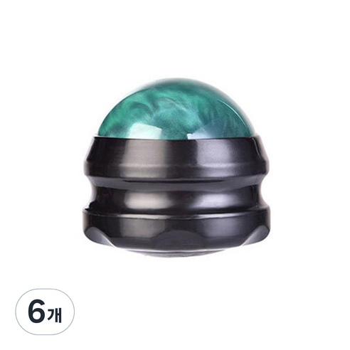 딕스포츠 블랙 마사지볼, 6개, 그린