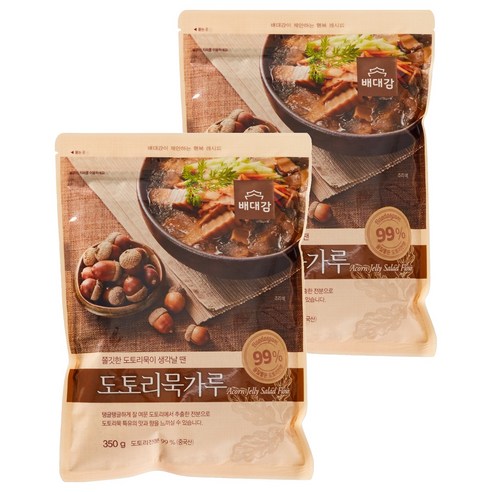 배대감 도토리묵 가루, 350g, 2개