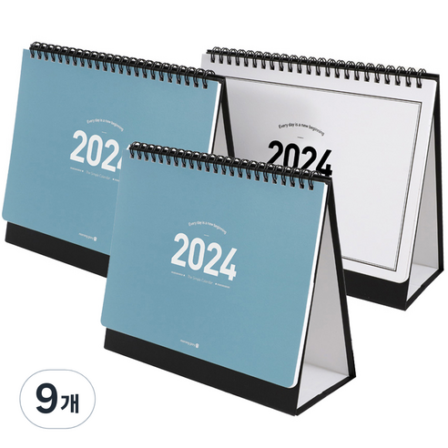 모닝글로리 2024 4500 모닝 스탠딩 캘린더 25, 랜덤발송, 9개