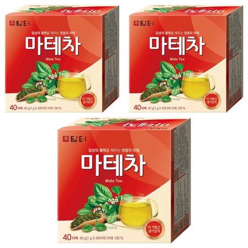 담터 마테차, 1g, 40개입, 3개