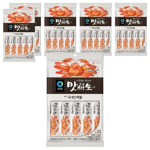맛선생 해물 스틱, 80g, 6개