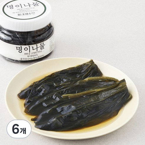 정성식품 명이나물 (고형량 150g), 300g, 6개