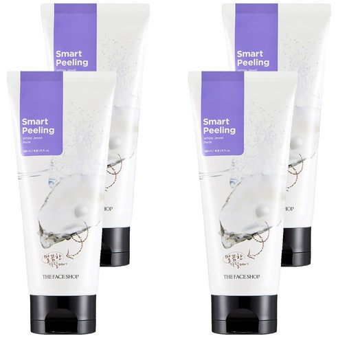 더페이스샵 화이트 쥬얼 필링 젤, 120ml, 4개