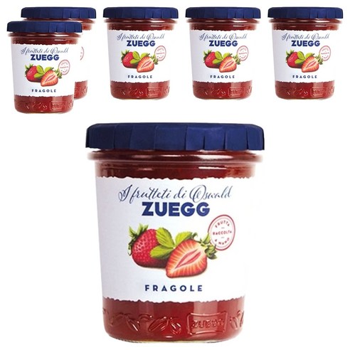 주에그 딸기잼, 320g, 6개