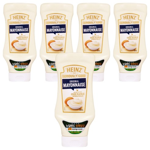하인즈 굿 마요네즈, 500ml, 5개