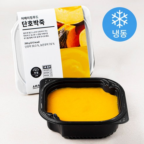 어메이징푸드 단호박죽 (냉동), 350g, 2개