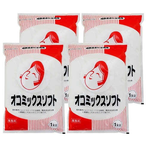 오타후쿠 오코믹스 소프트 파우더, 1kg, 4개