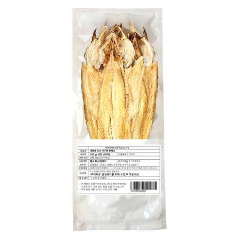 마켓밀러 대관령 건조 제수용 황태포 10p, 700g, 1개