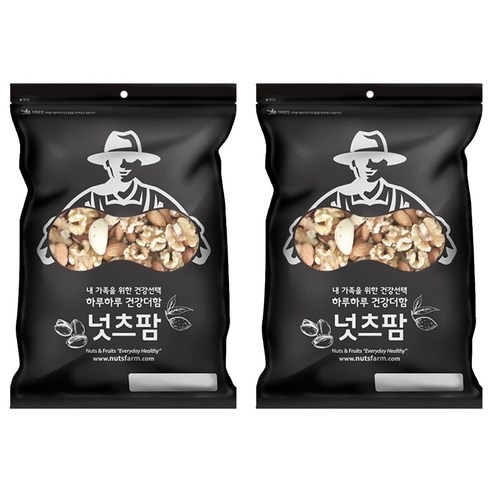 넛츠팜 아몬드 호두 브라질너트, 800g, 2개