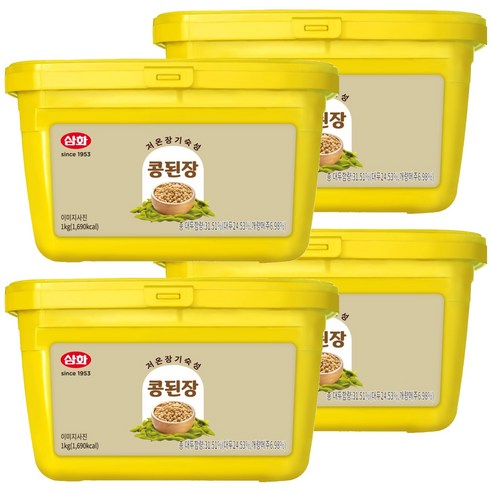 삼화 콩된장, 1kg, 4개