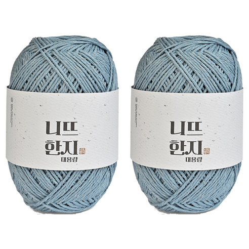 니뜨 한지 뜨개실 150g, 09 스카이, 2개