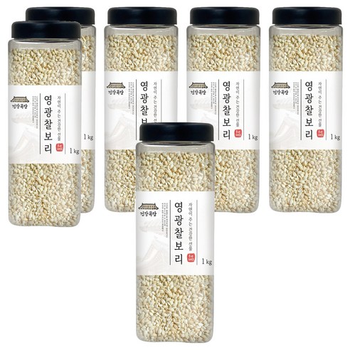 건강곡간 영광 찰보리, 1kg, 6개