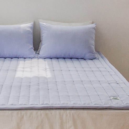 그래이불 몽글몽글 마이크로 모달 워싱 침대패드, 화이트