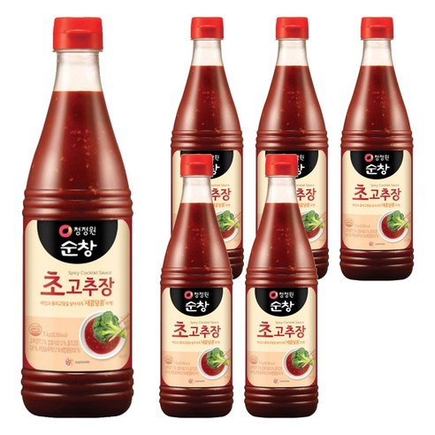 청정원순창 초고추장, 1kg, 6개