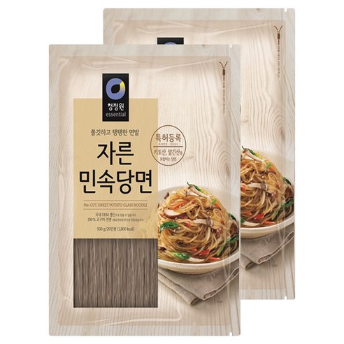 청정원 자른 민속당면, 500g, 2개