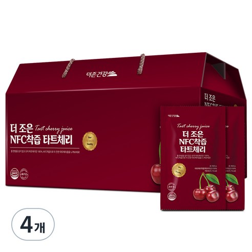 더존건강 더조은 NFC착즙 타트체리 70ml x 30p, 2.1L, 4개