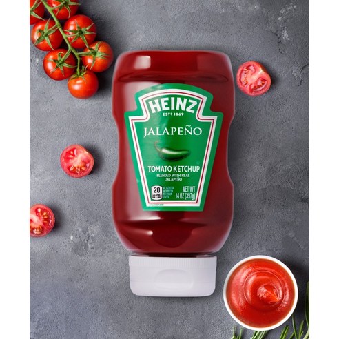 붉은 유혹, 짜릿한 풍미 - 하인즈 할라페뇨 토마토 케첩으로 요리의 격을 높이다.