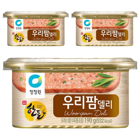 우리팜 델리 한돈, 190g, 3개