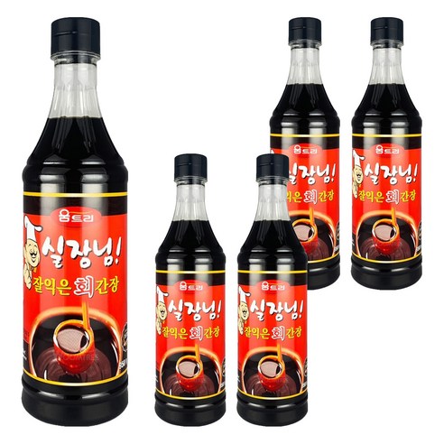 움트리 실장님 잘익은 회간장, 950g, 5개