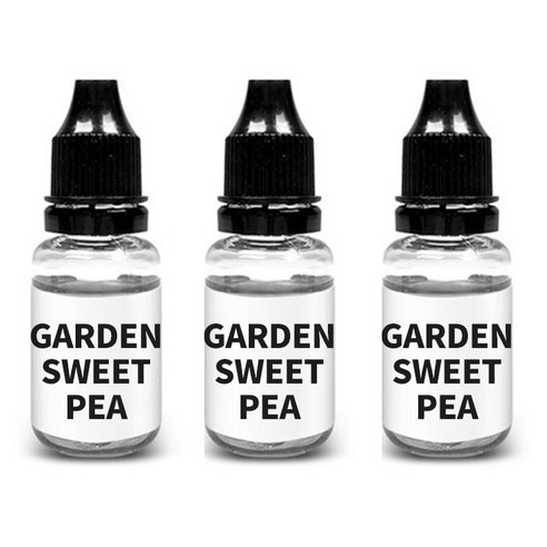 디씨네트워크 차량용 방향제 리필오일 15ml, 3개, 가든스윗피
