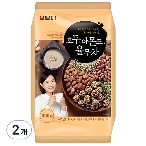 담터 호두아몬드 율무차, 900g, 1개입, 2개