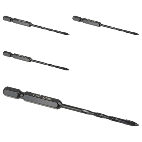 이엑스파워 4날 만능드릴비트 3.2mm EMD-32, 4개