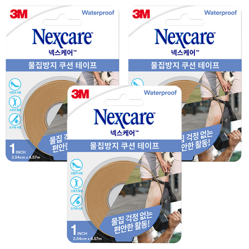 넥스케어 물집방지 쿠션 테이프, 3개