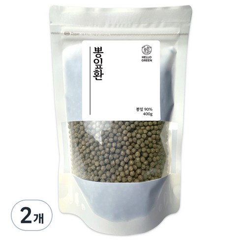 헬로우그린 뽕잎환, 400g, 2개
