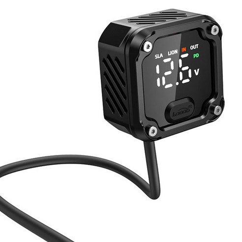 로부 볼트게이지 방전걱정 해소 오토바이 초고속 양방향 충전기 100W PD USB 130W, 1개, C36