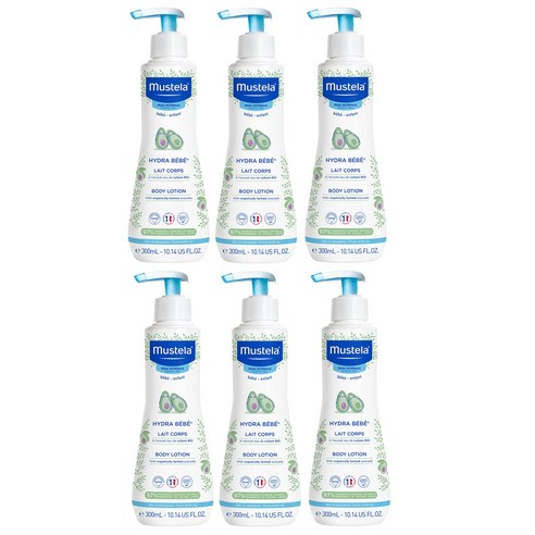 무스텔라 이드라 베베 바디로션, 300ml, 6개