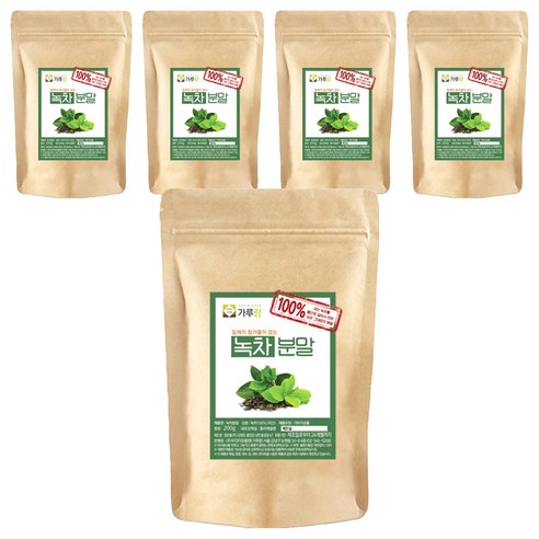 가루랑 녹차 분말, 200g, 1개입, 5개
