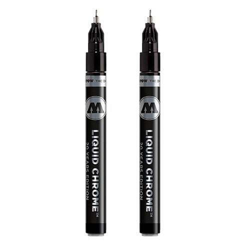 모로토우 리퀴드 크롬 마카 1mm, 1색, 2개