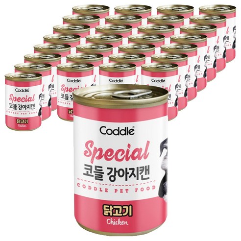 코들 강아지 캔, 닭고기, 400g, 32개