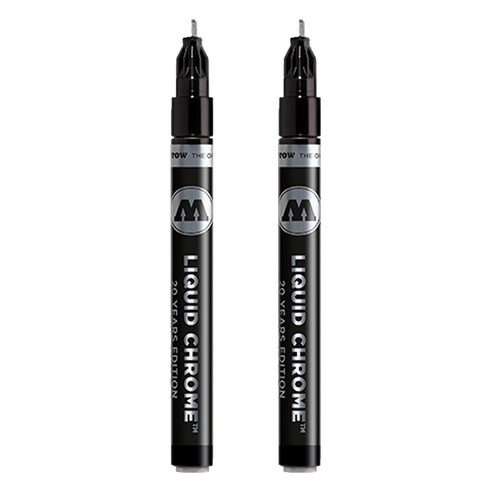 모로토우 리퀴드 크롬 마카 2mm, 1색, 2개