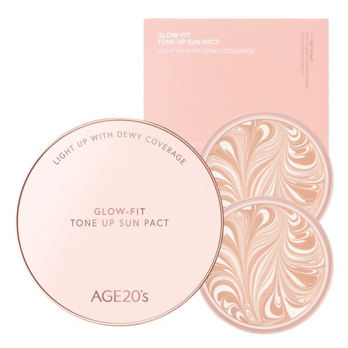 에이지투웨니스 글로우핏 톤업 선팩트 케이스 + 리필 세트 리뷰 에이지투웨니스선팩트